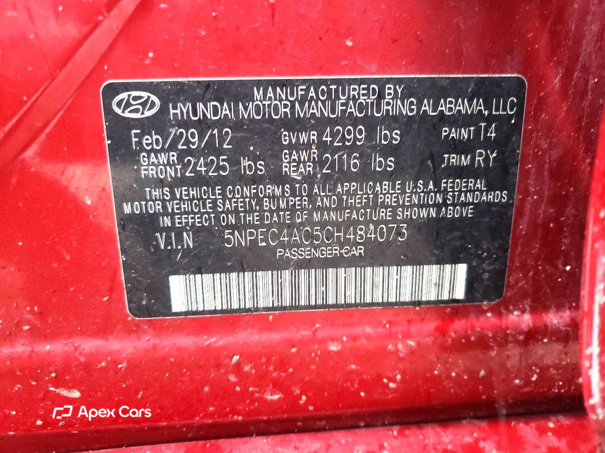 Hyundai Sonata 2012