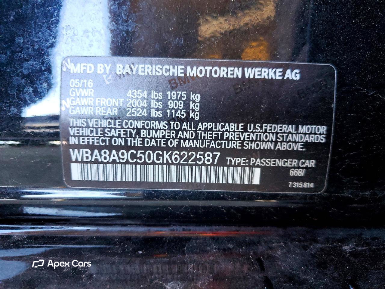 BMW Series 3 2016