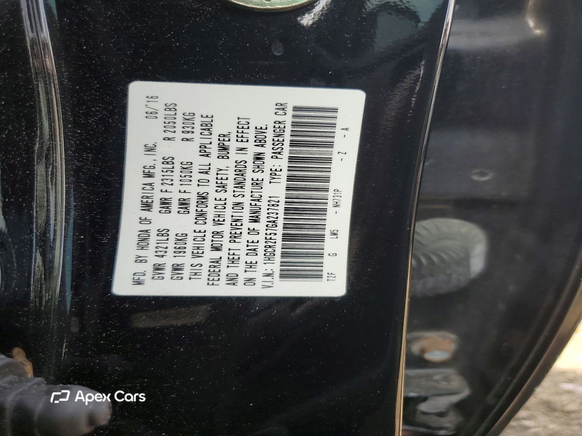 Honda Accord 2016