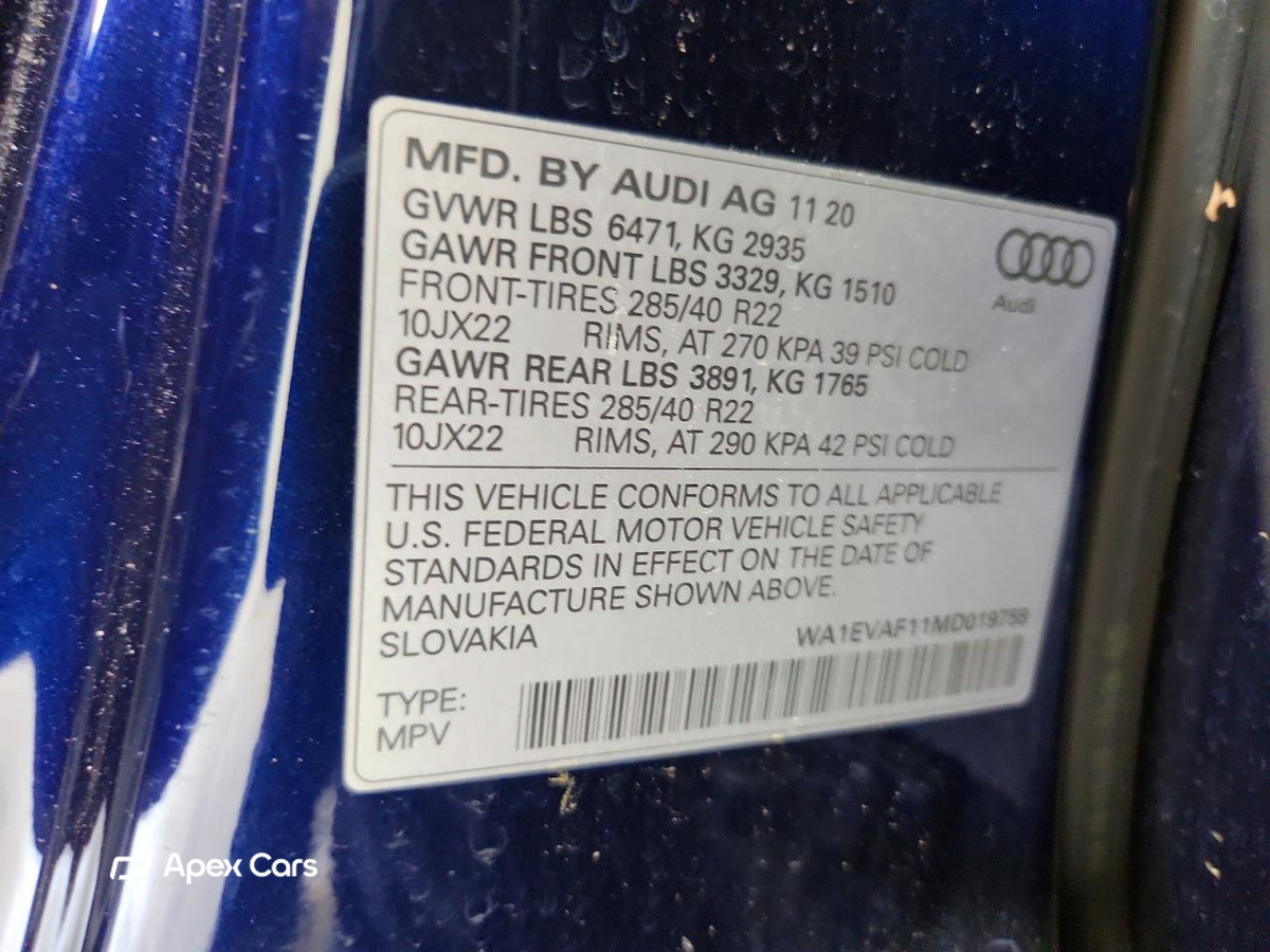 Audi Q8 2021