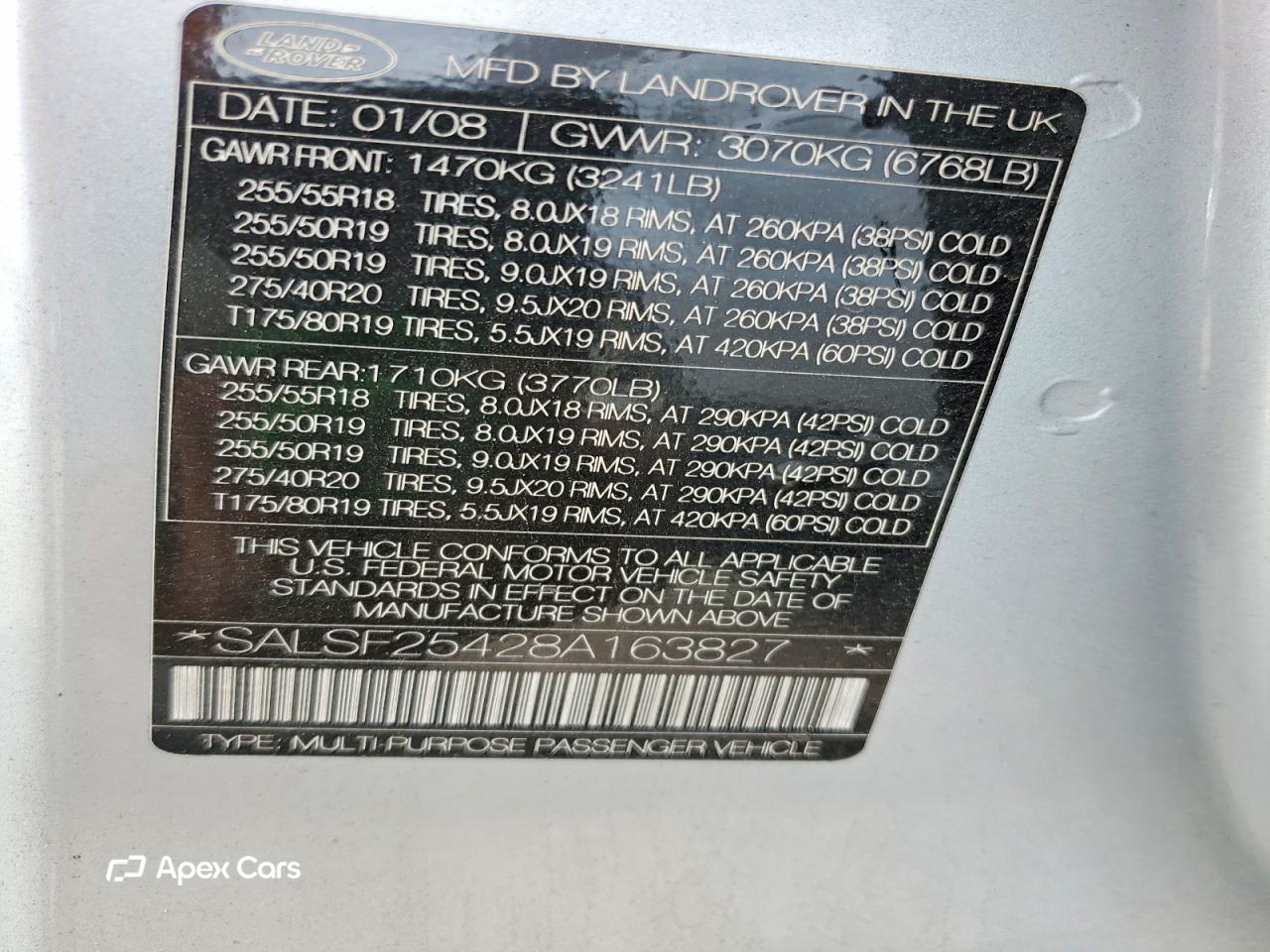 Land Rover Range Rover 2008