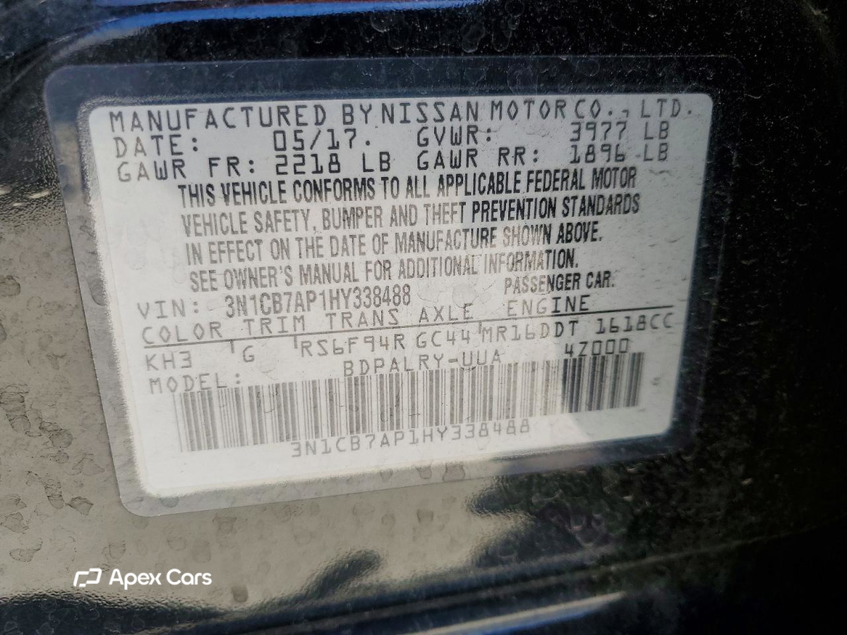 Nissan Sentra 2017