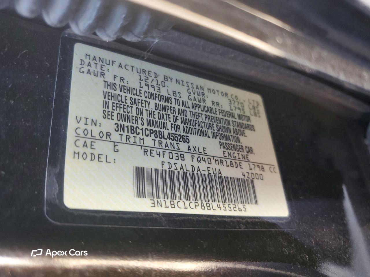 Nissan Versa 2011