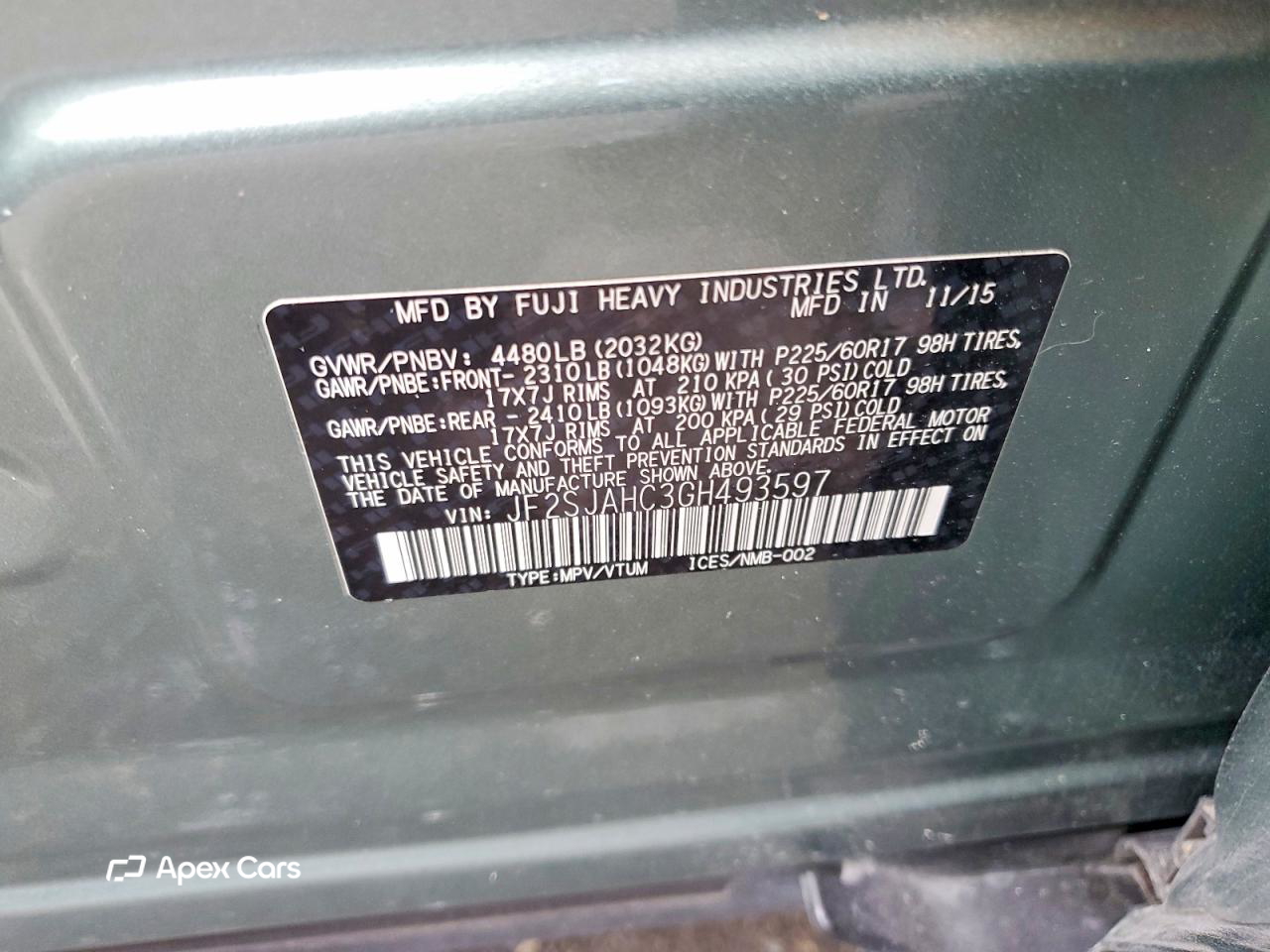 Subaru Forester 2016