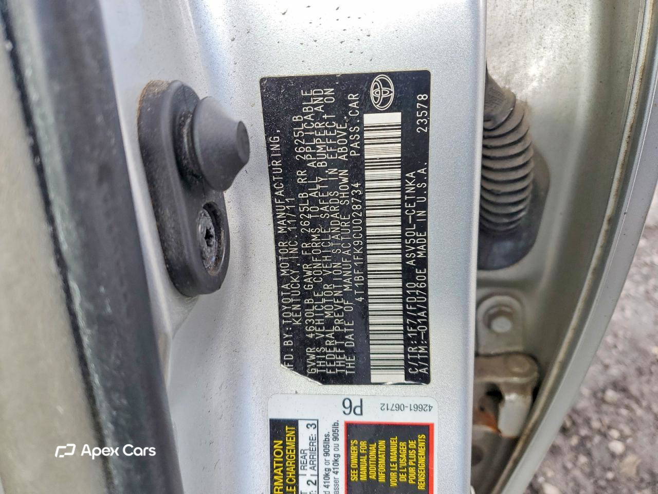 Toyota Camry 2012