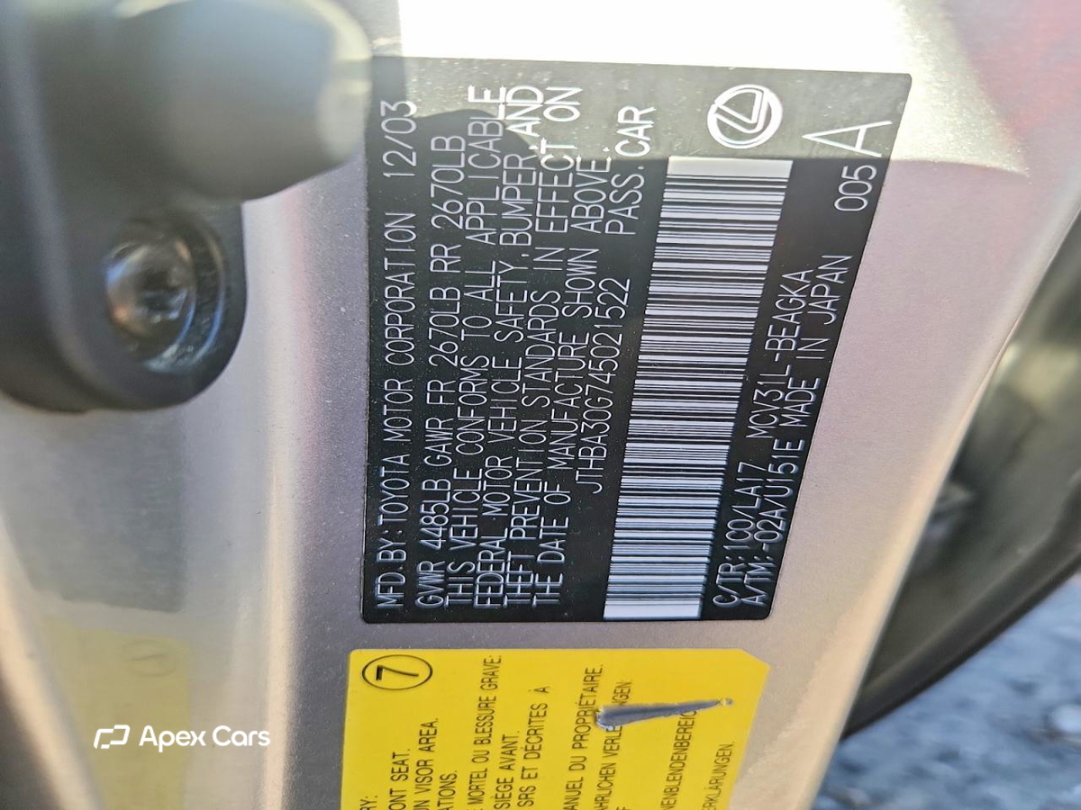 Lexus ES 2004