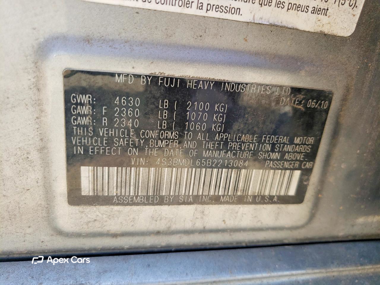 Subaru Legacy 2011