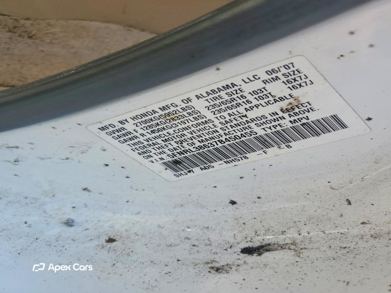 Honda Odyssey 2007