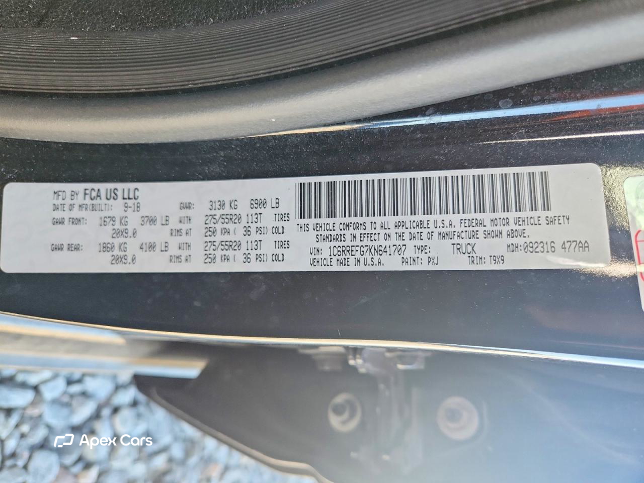 RAM 1500 2019