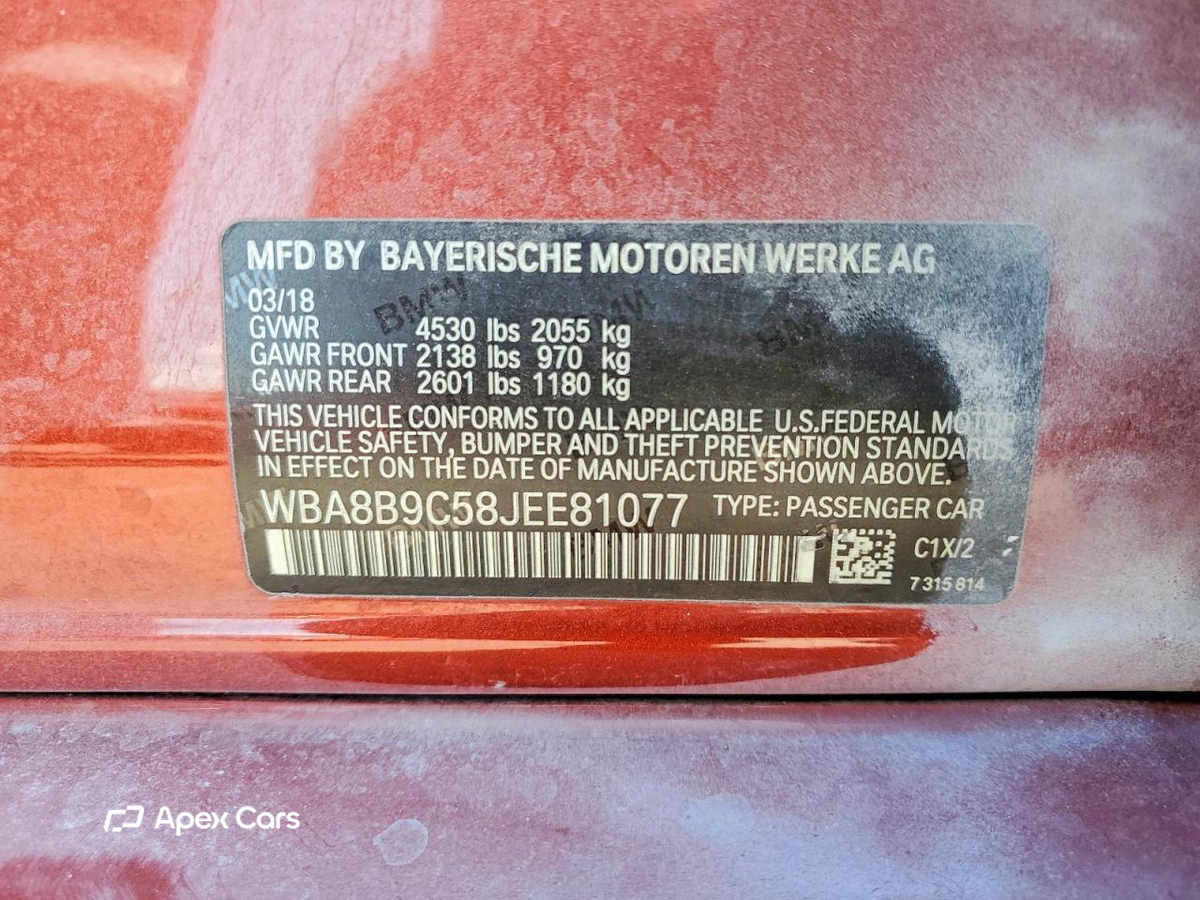 BMW Series 3 2018