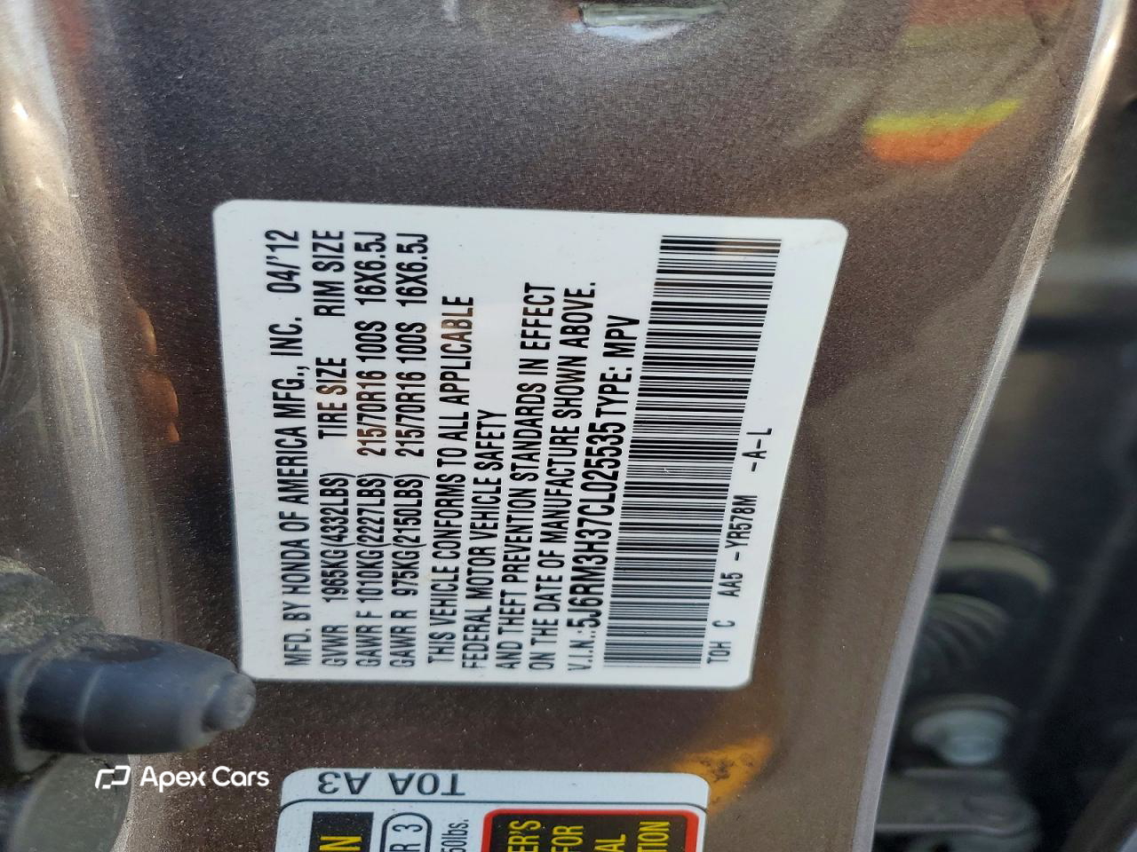 Honda CR-V 2012