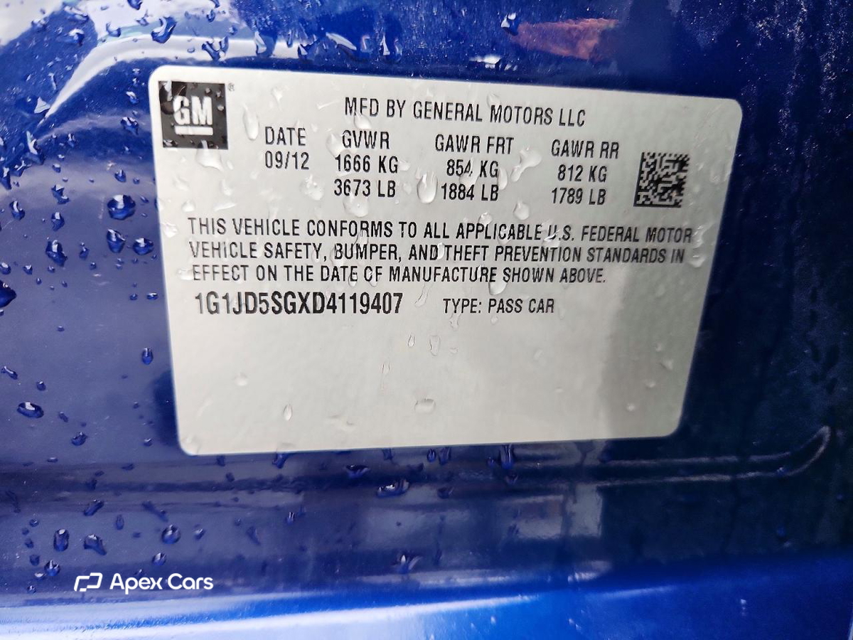 Chevrolet Sonic 2013