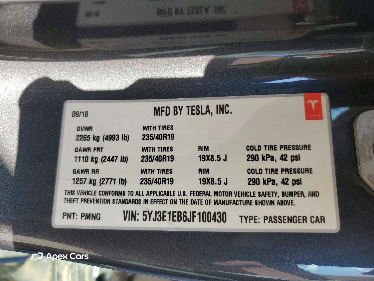 Tesla Model 3 2018