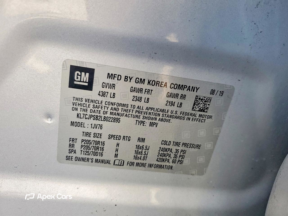 Chevrolet Trax 2020