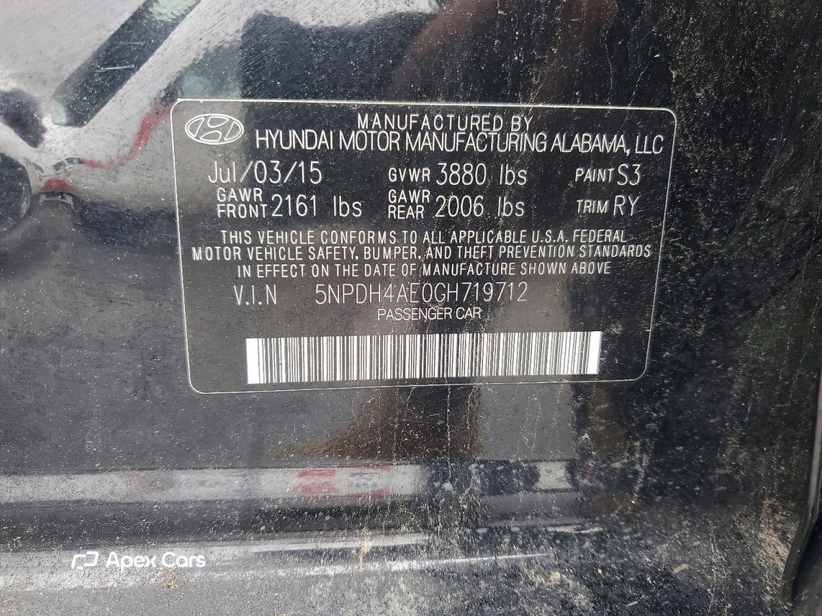 Hyundai Elantra 2016