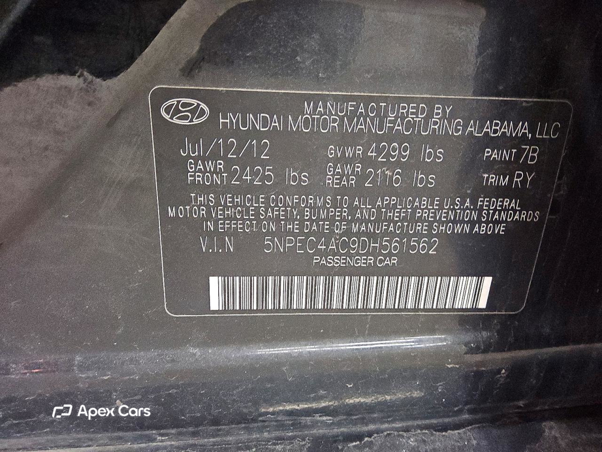 Hyundai Sonata 2013