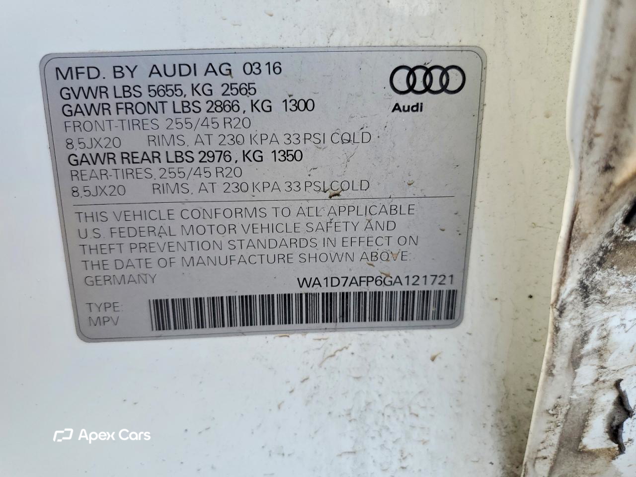 Audi Q5 2016