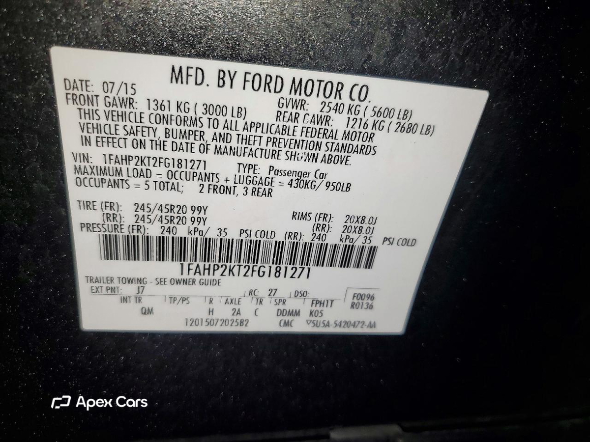 Ford Taurus 2015