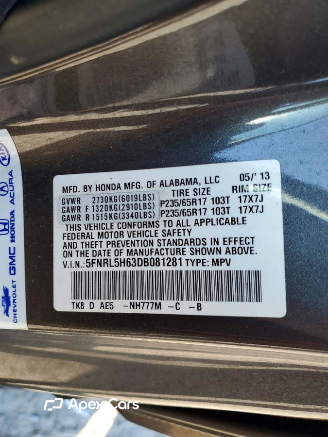 Honda Odyssey 2013