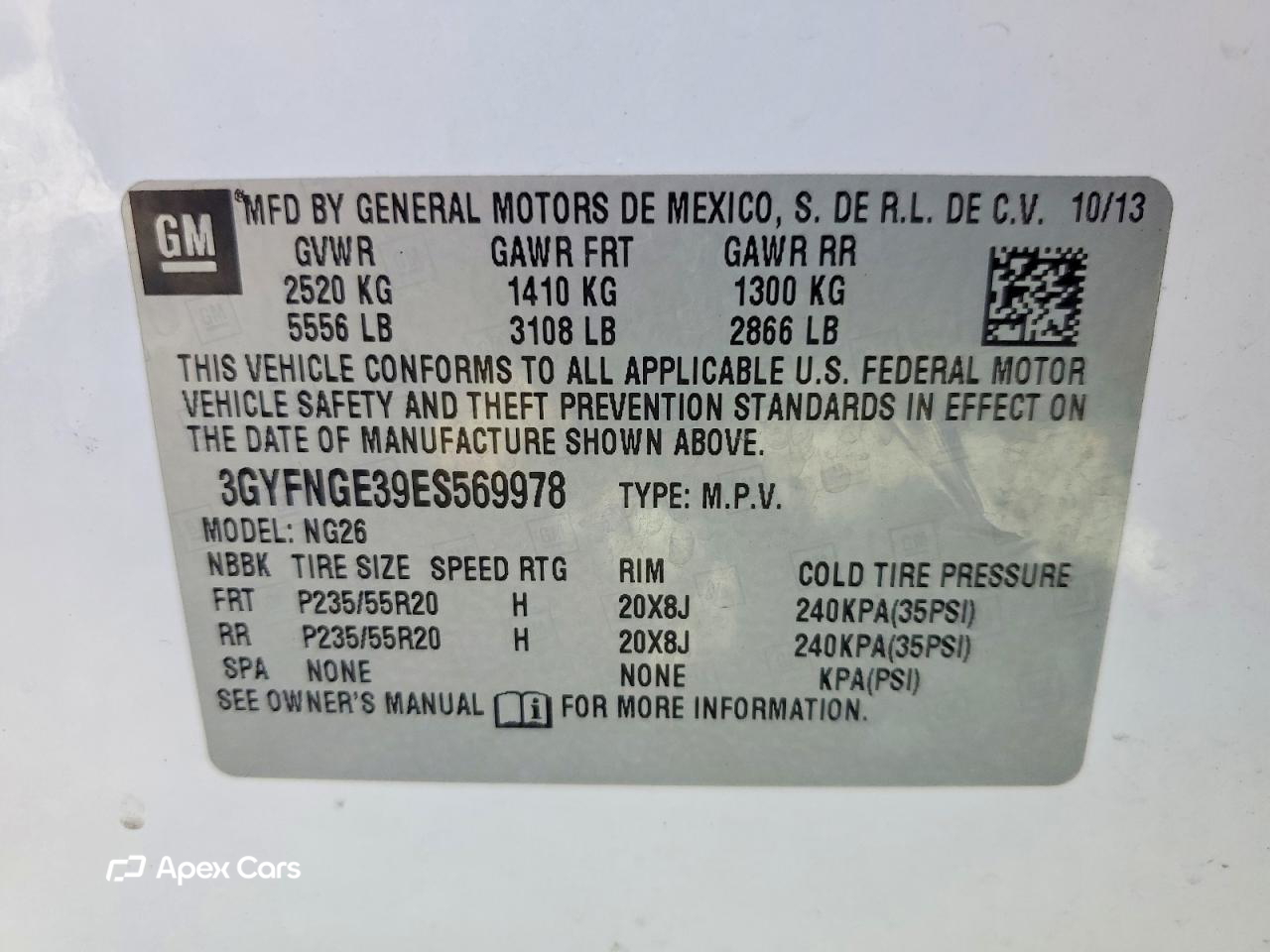 Cadillac SRX 2014