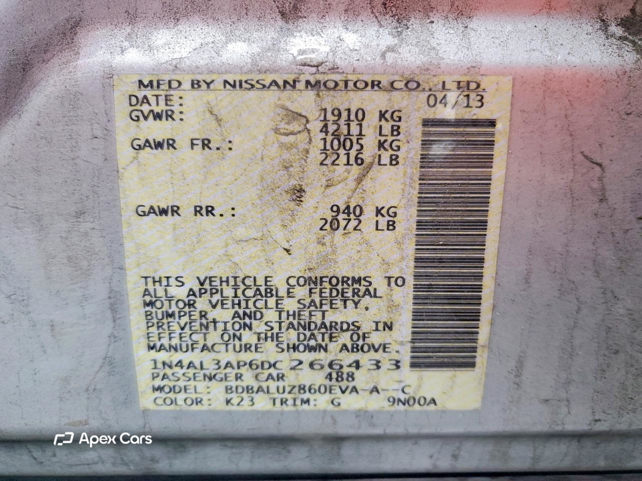 Nissan Altima 2013