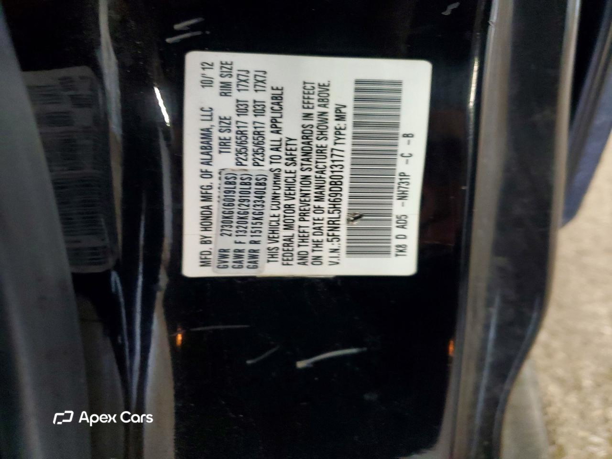 Honda Odyssey 2013
