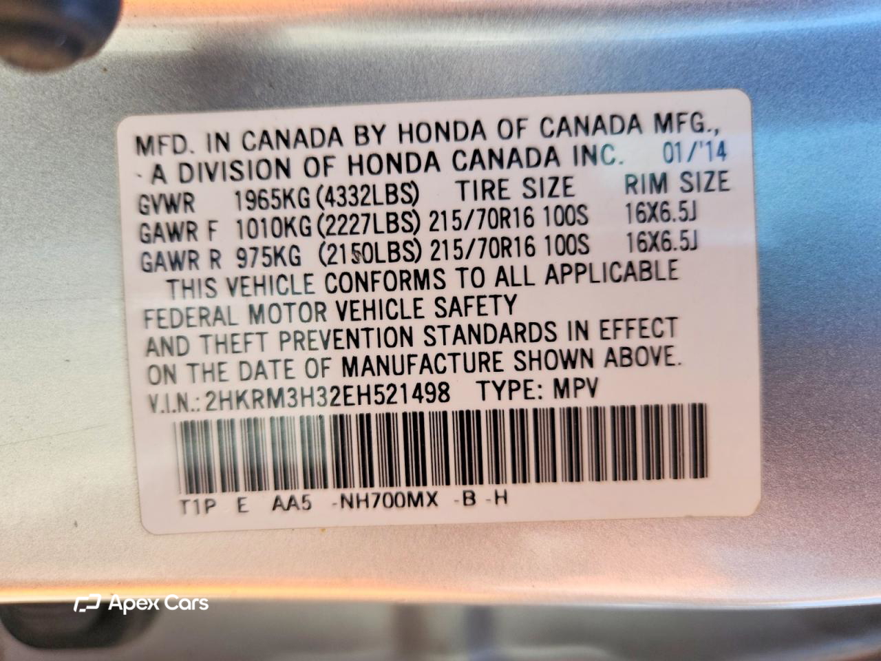 Honda CR-V 2014