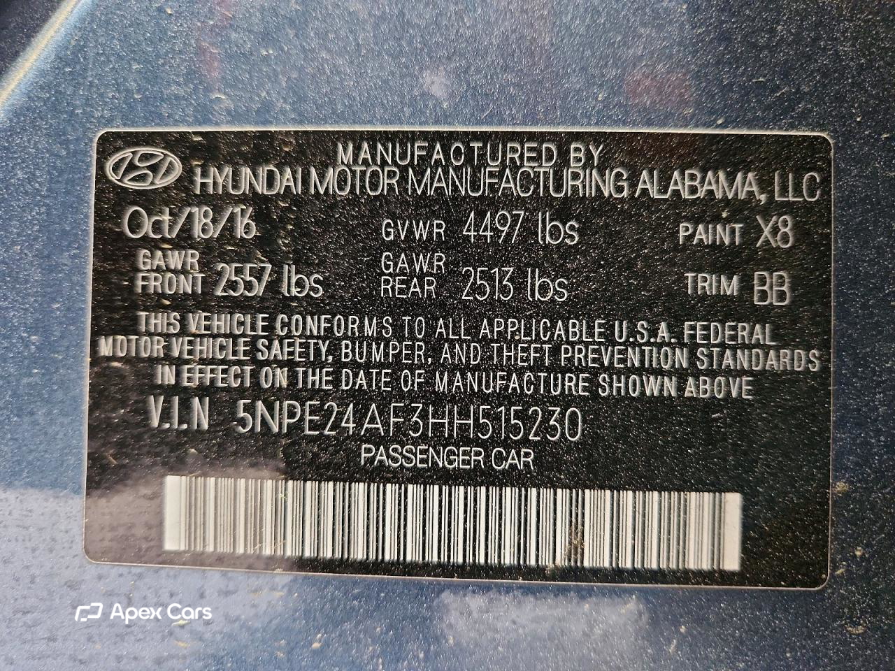 Hyundai Sonata 2017