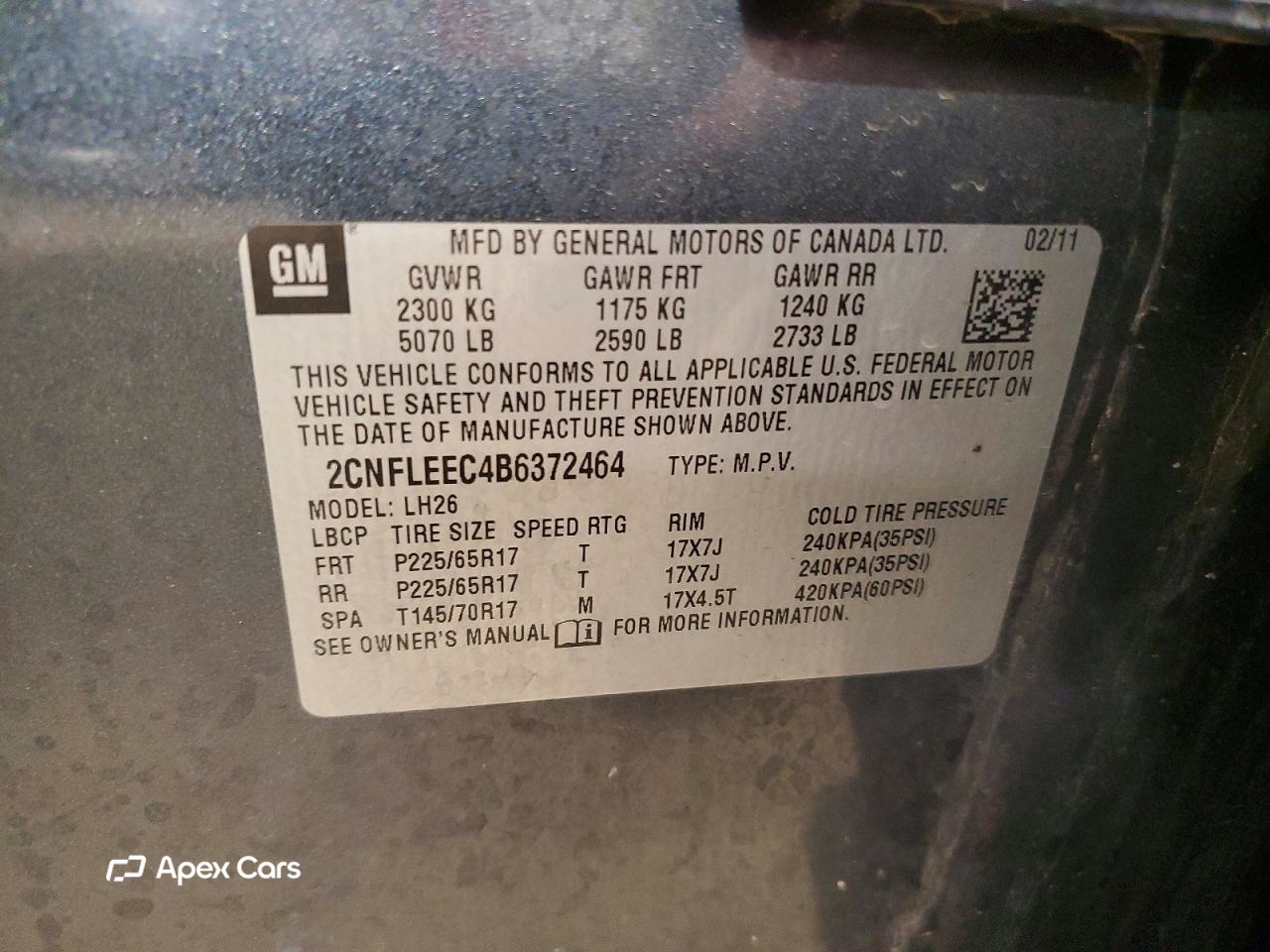 Chevrolet Equinox 2011