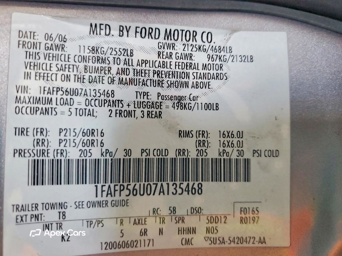 Ford Taurus 2007