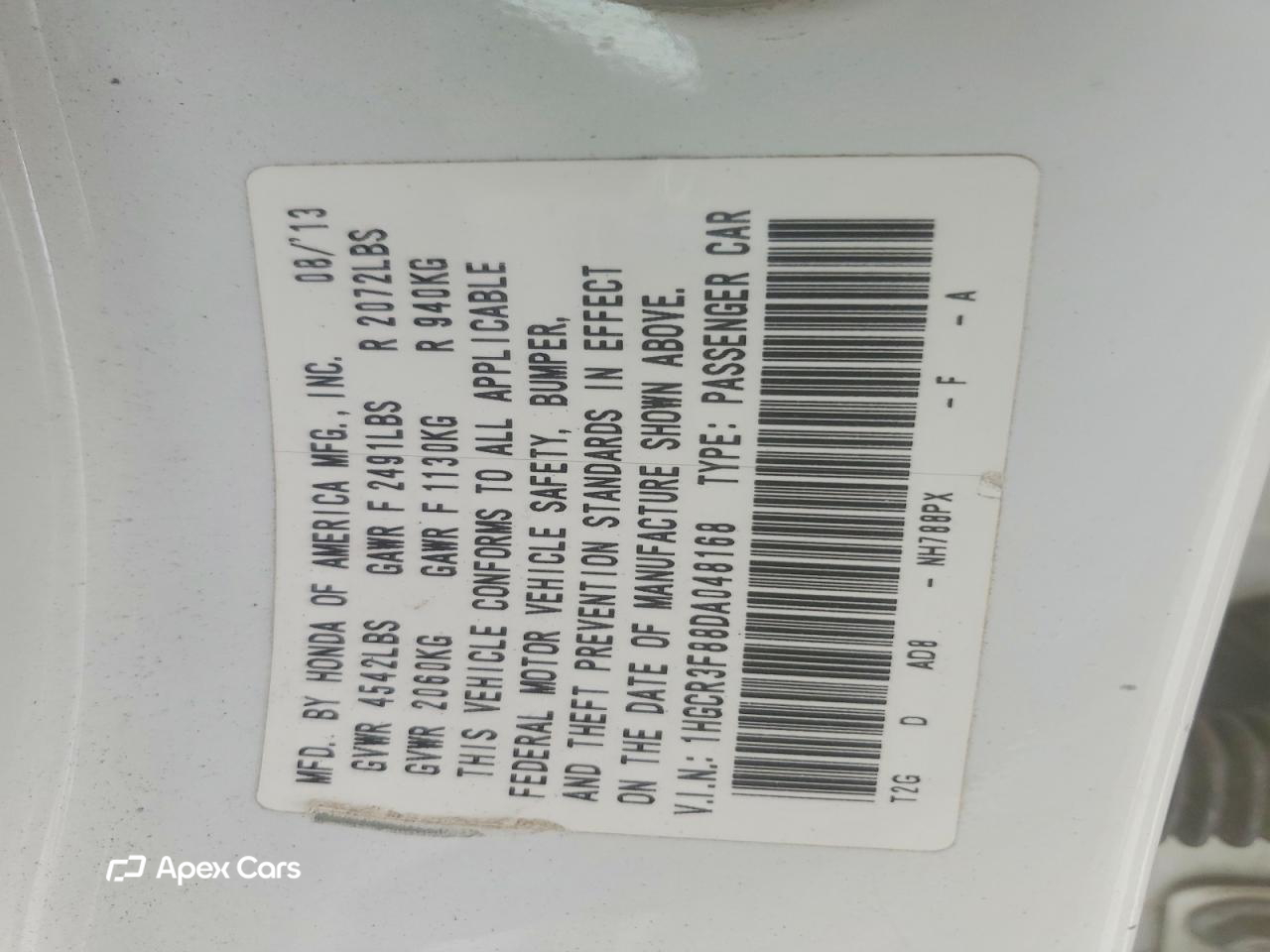 Honda Accord 2013