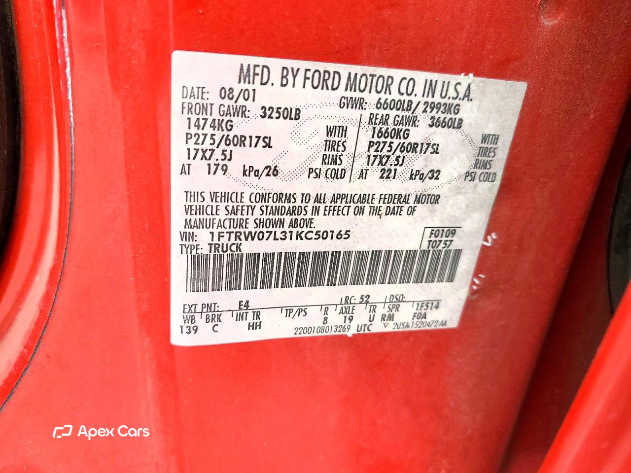 Ford F-150 2001