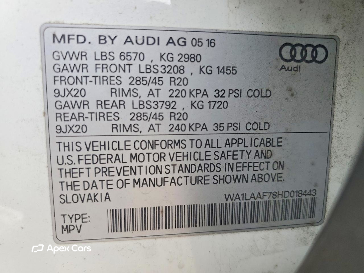 Audi Q7 2017