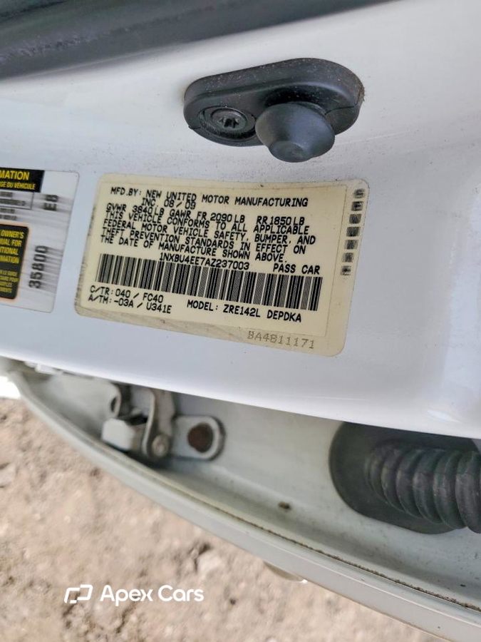 Toyota Corolla 2010