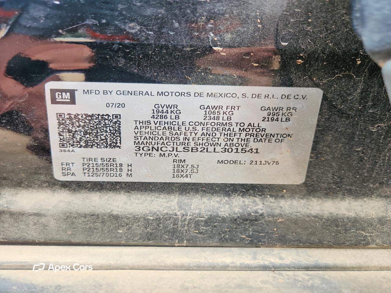 Chevrolet Trax 2020