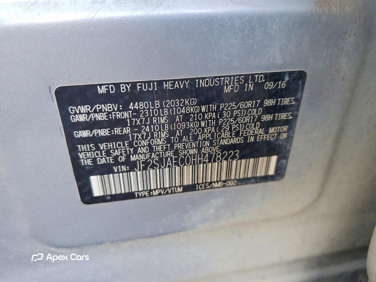 Subaru Forester 2017