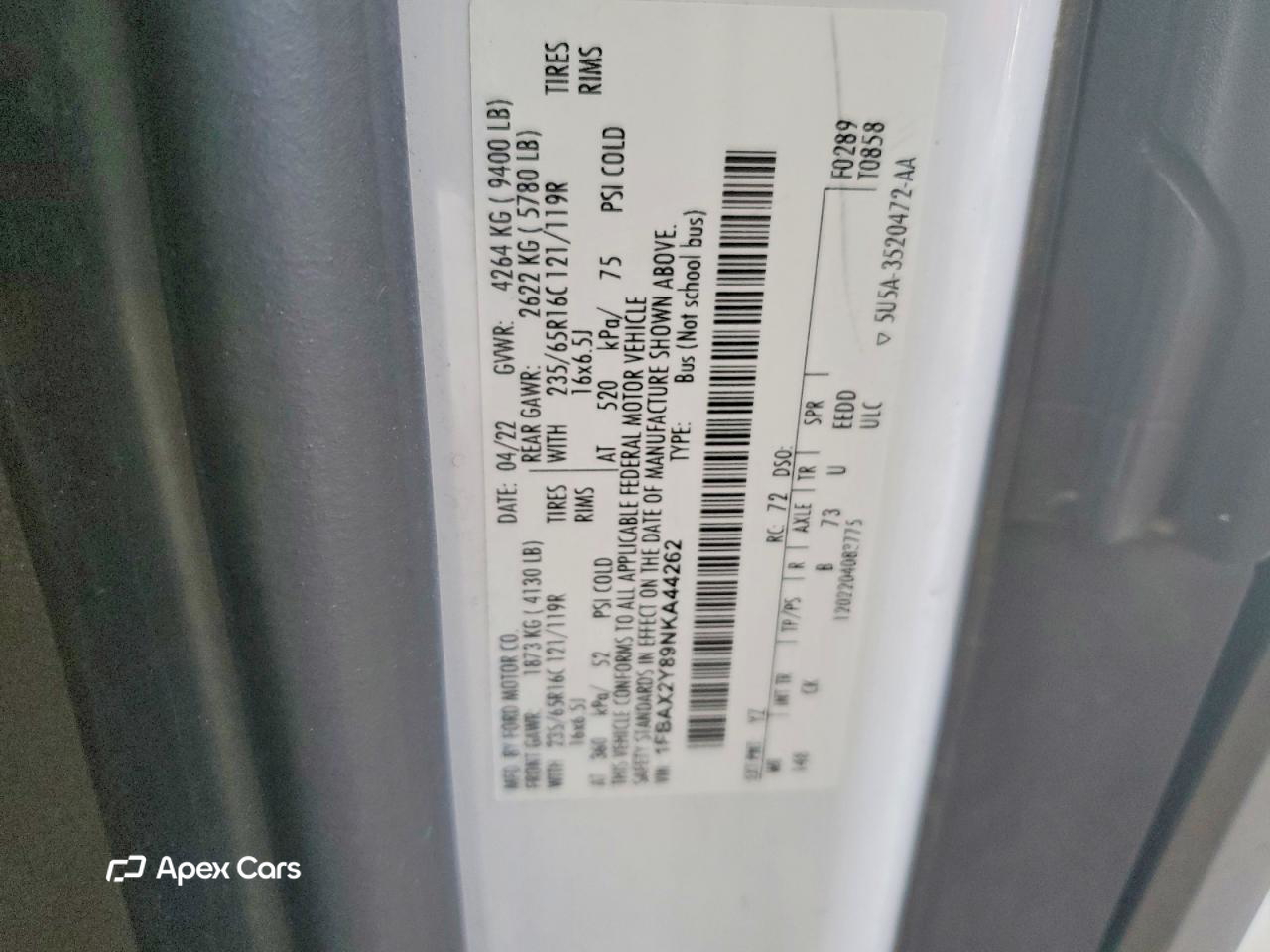 Ford Transit 2022