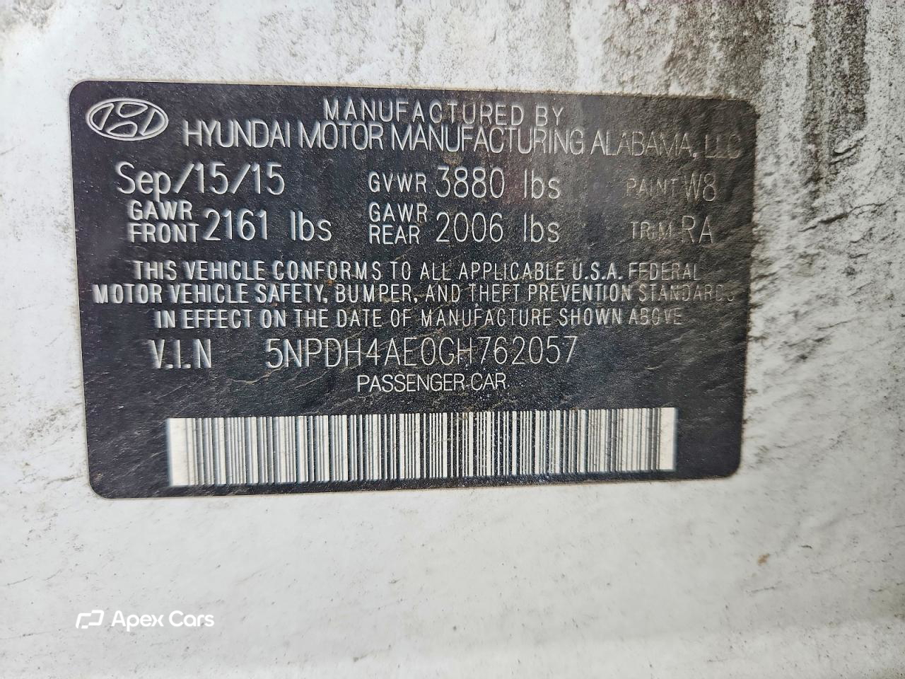 Hyundai Elantra 2016