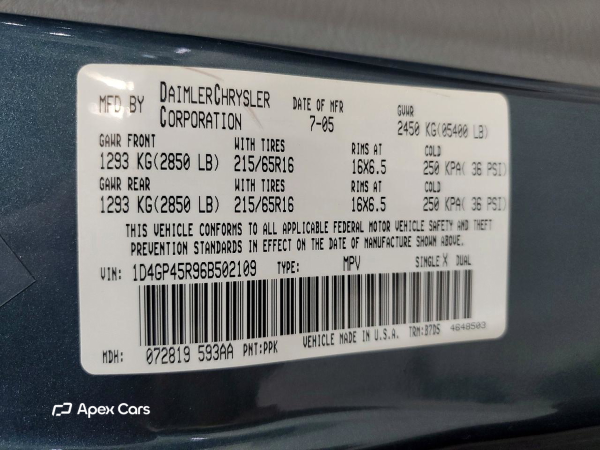 Dodge Caravan 2006