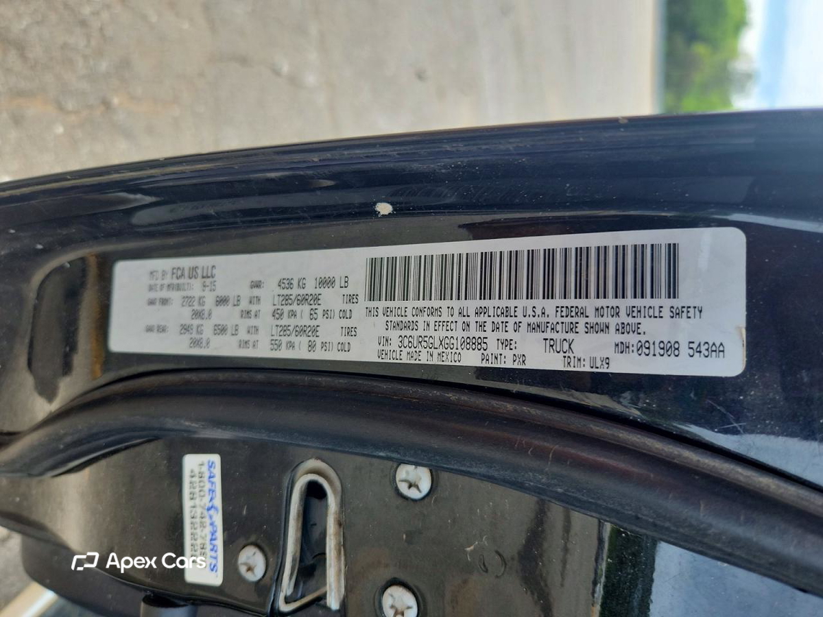 RAM 2500 2016
