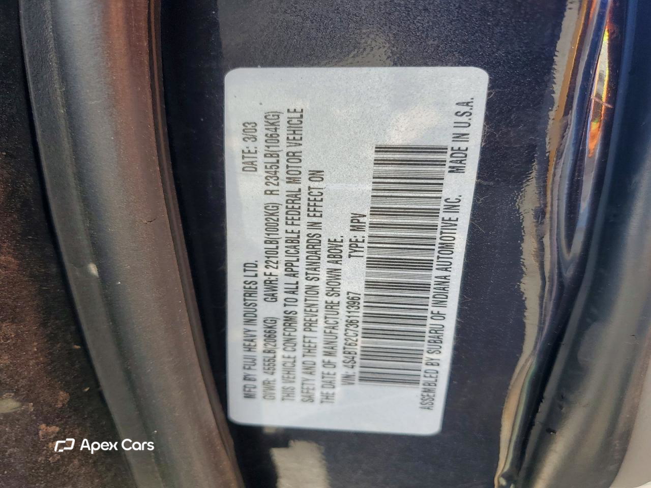 Subaru Baja 2003