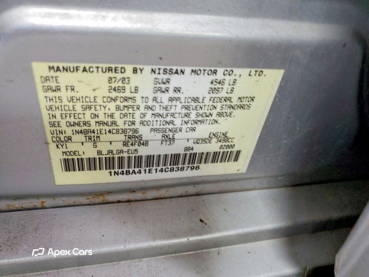 Nissan Maxima 2004
