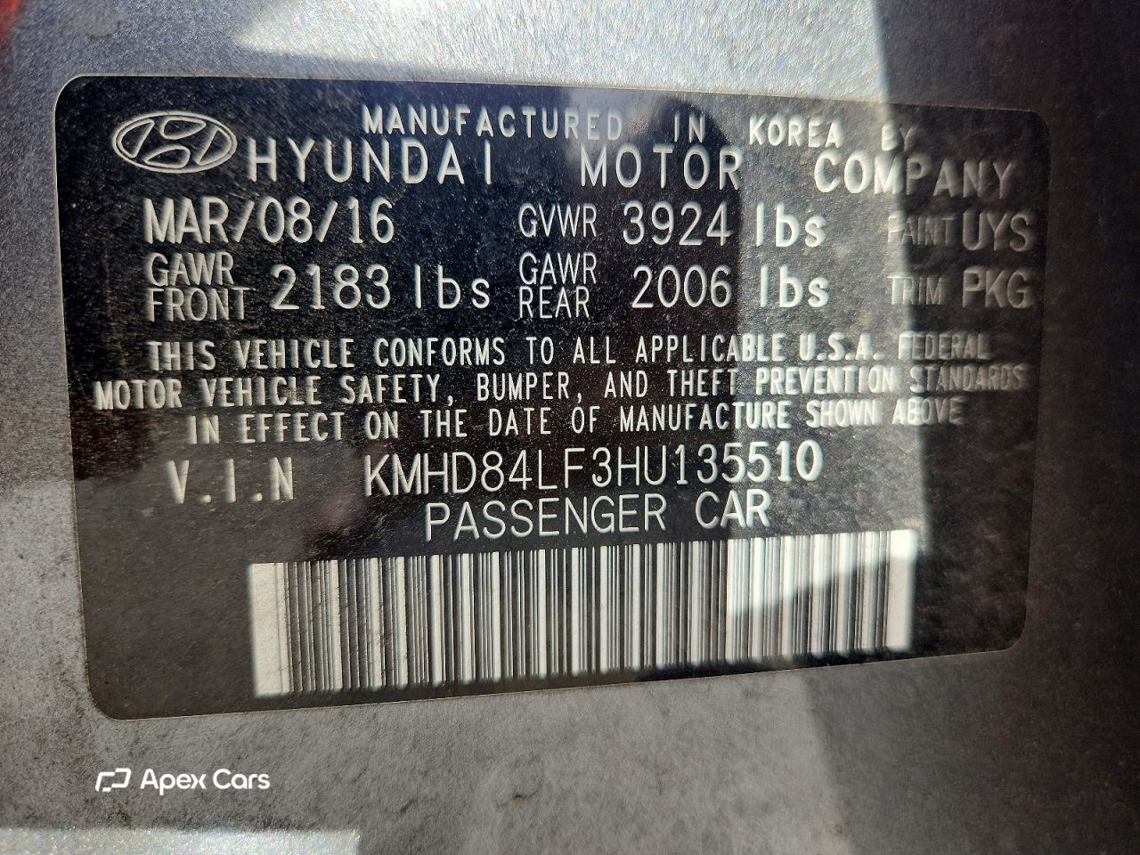 Hyundai Elantra 2017