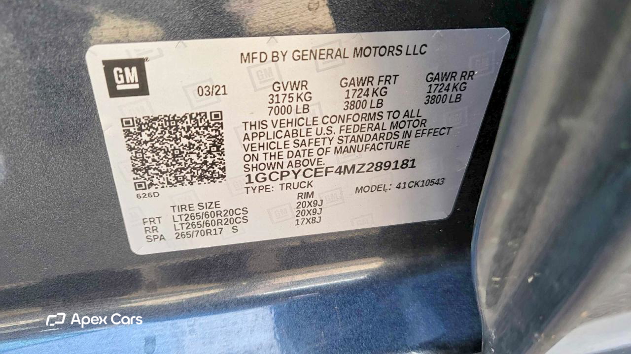 Chevrolet Silverado 2021