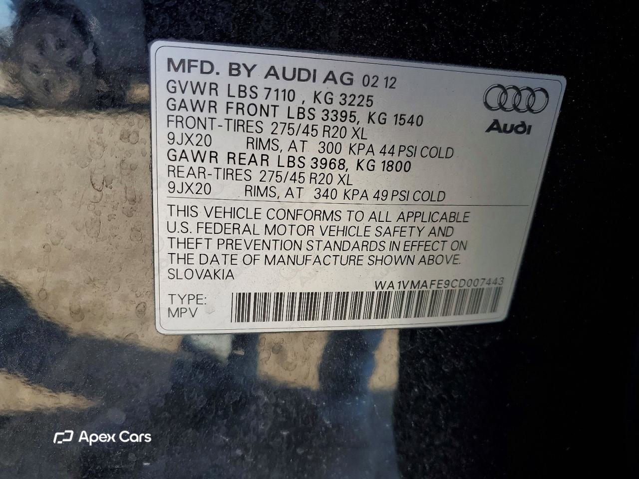Audi Q7 2012