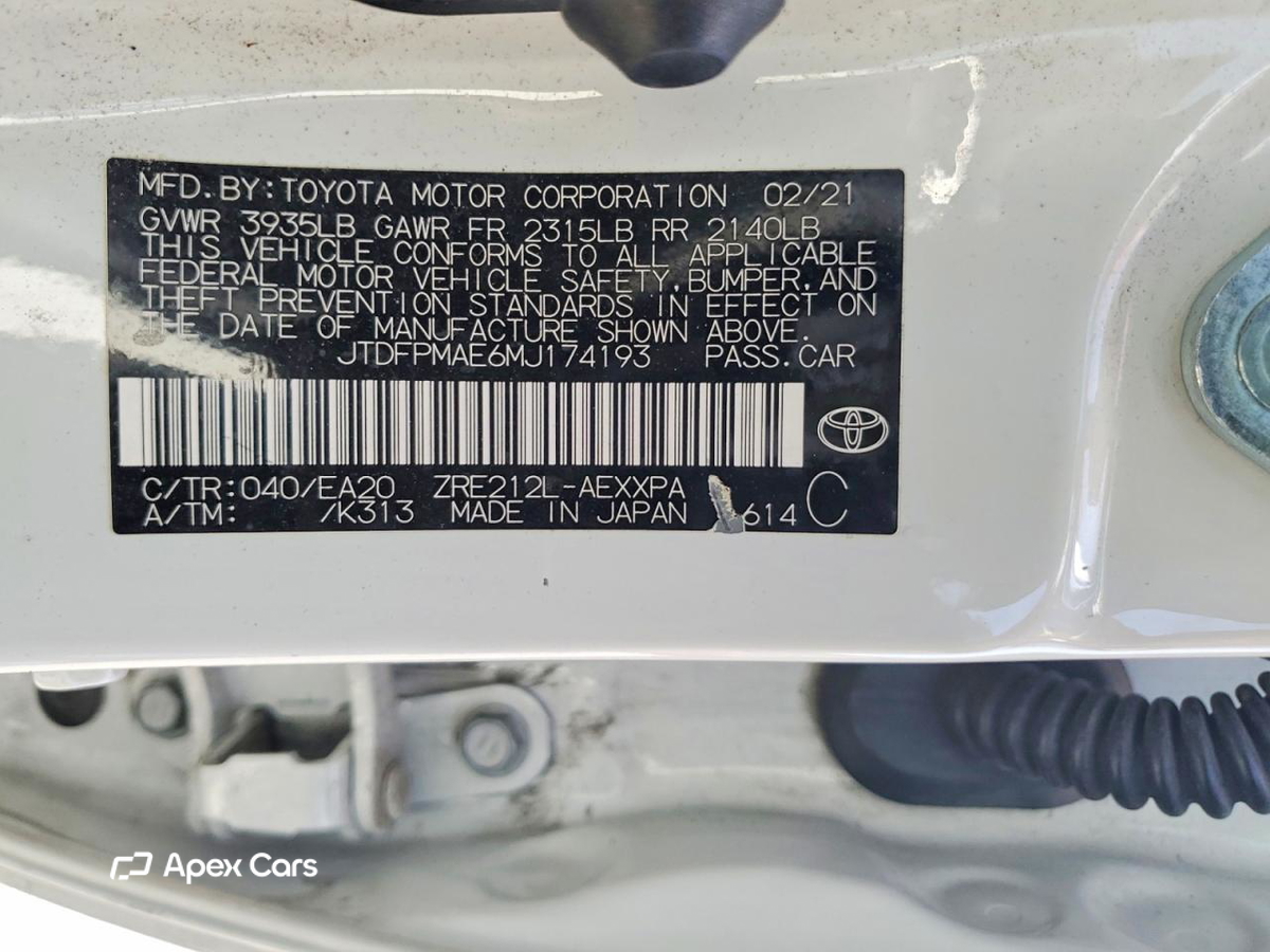 Toyota Corolla 2021
