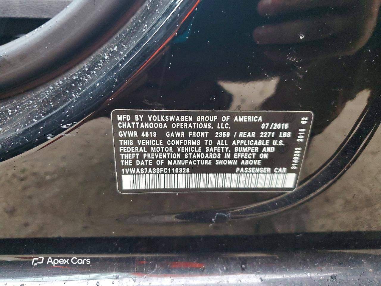 Volkswagen Passat 2015
