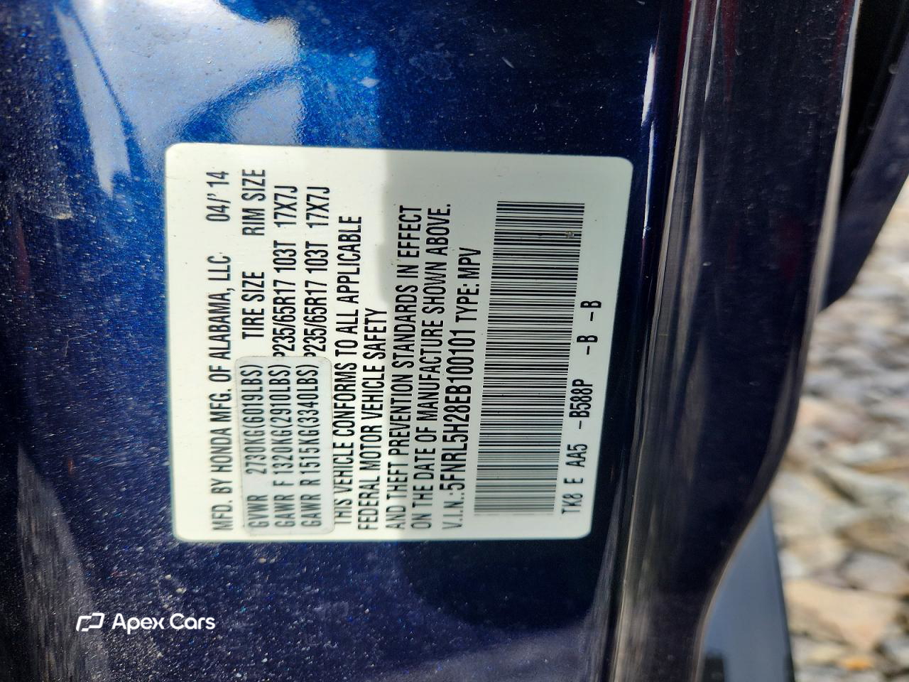Honda Odyssey 2014