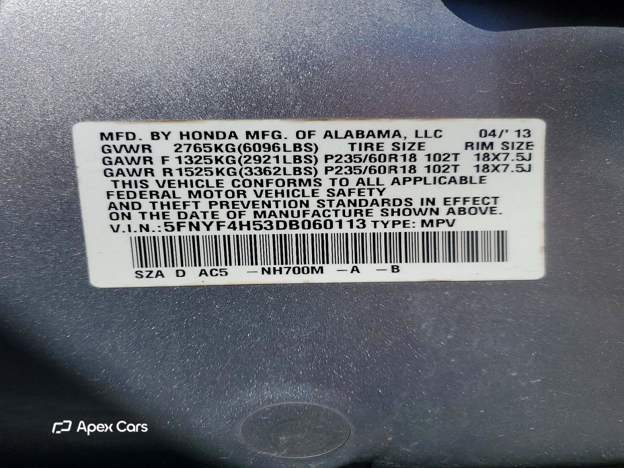 Honda Pilot 2013