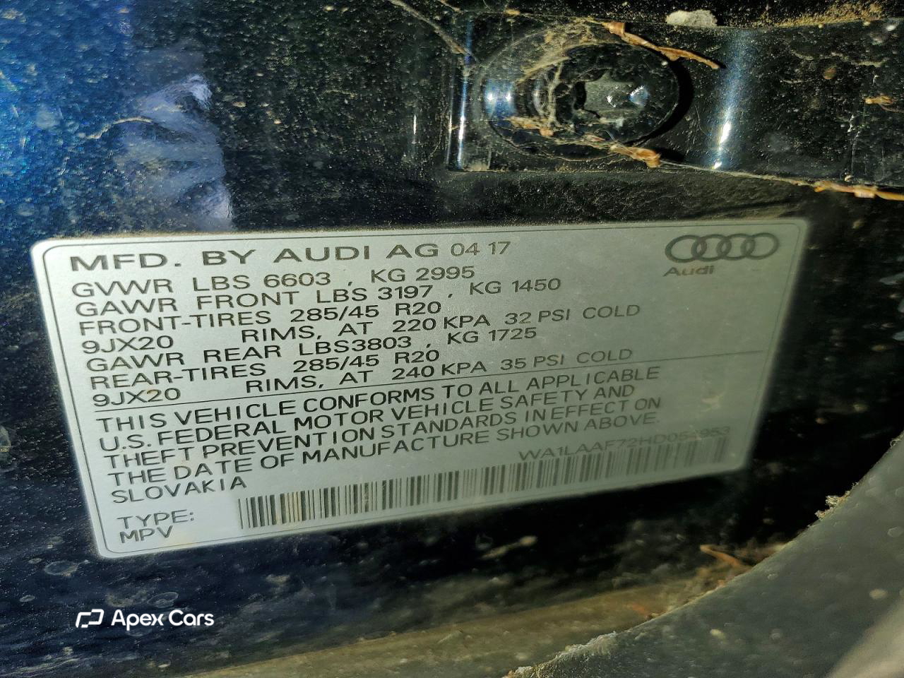 Audi Q7 2017